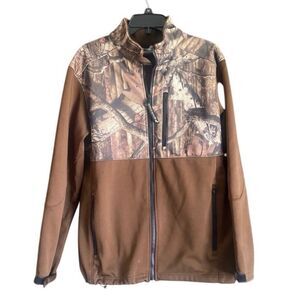 Kings River Brown Camouflage Zip Down Hunting Jacket. Size Medium.